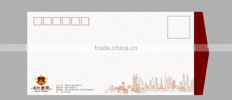 ZF-350 custom a7 b6 envelopes size paper bag making machine price list