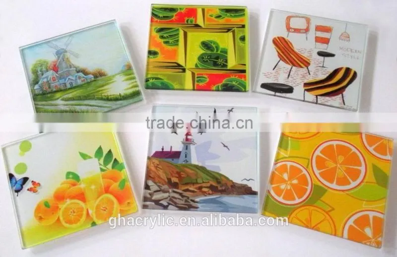 GH-R014 beautiful design Acrylic display sheet / acrylic cup wad