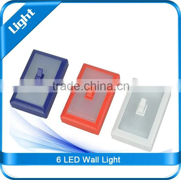 6 LED Outdoo Indoo Wall Light super bright white LED