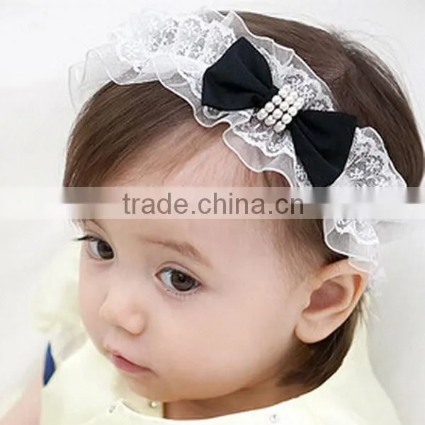 Rhinestone Colorful Hair Accessory Wholesale Scale Shape Fabric Baby Hair Band