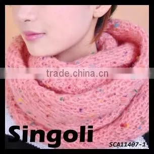 Fashio Trendy 2015 Spring ladies woolen warm knitted scarf