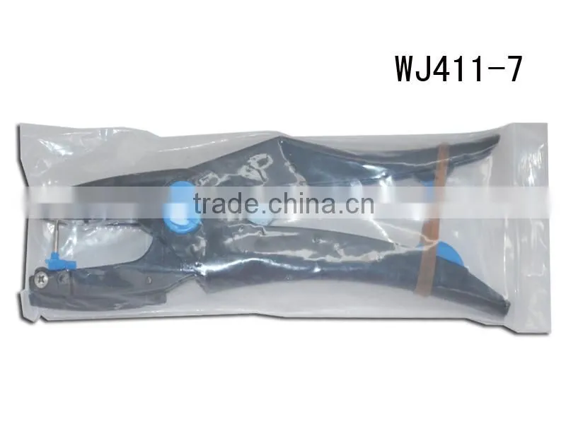 WJ411-7 H Type springback veterinary ear tag applicator