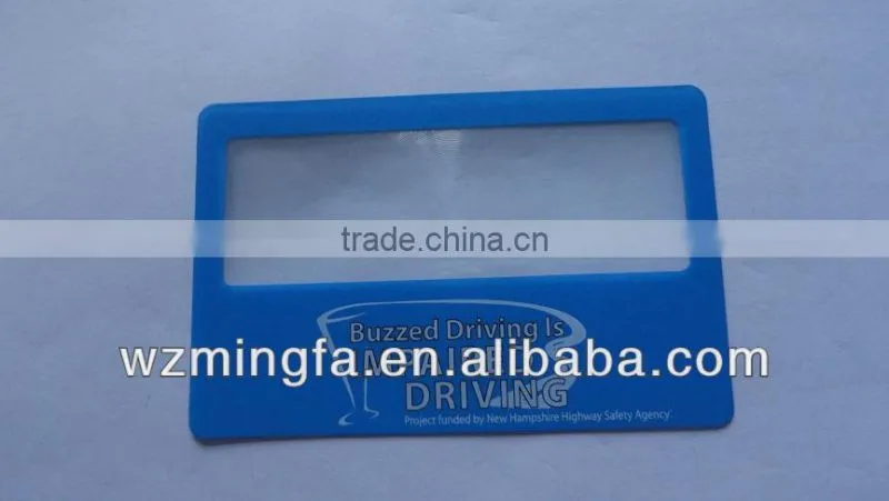 3X Magnifier card , magnifier lens