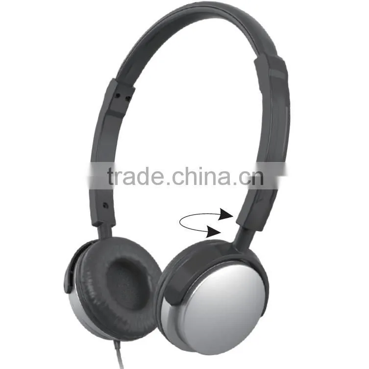 Light Weight Rotatable DJ Headband Headphones with 3.5mm Connectors
