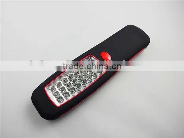 GS-4003 ABS plastic magnetic 24 led portable work light flashlight