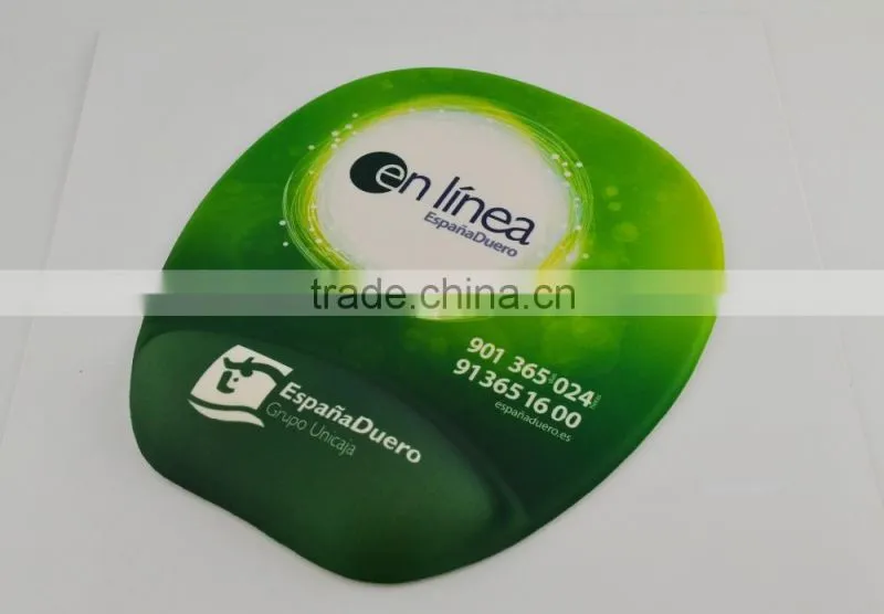 Silicon Mouse Pad With Gel Wrist Comfort Soft Support PC Notebook Laptop
