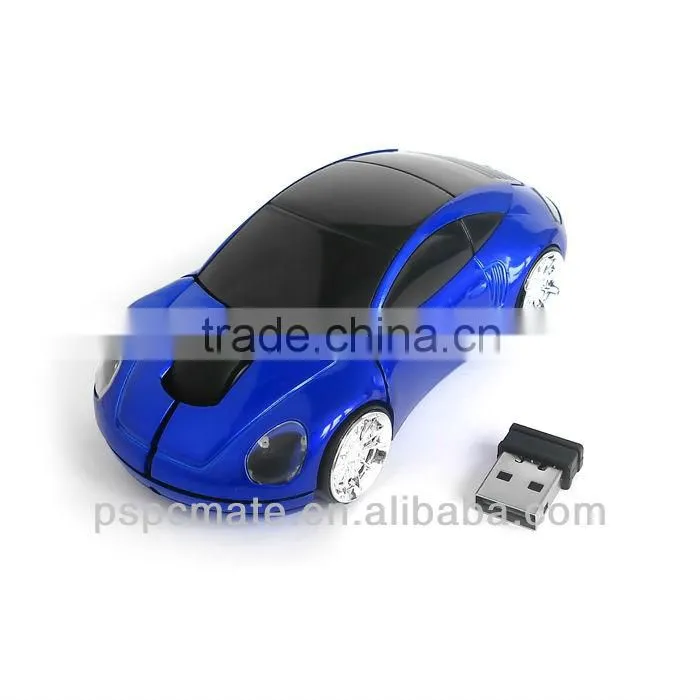 2.4Ghz 3D Custom Car Shaped Mouse with Led Light for Laptop Computer