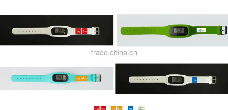 Multifunction 3D fitness wristband calorie stopwatch pedometer