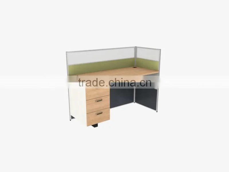 Customized workstation office partition standard size latest office table designs