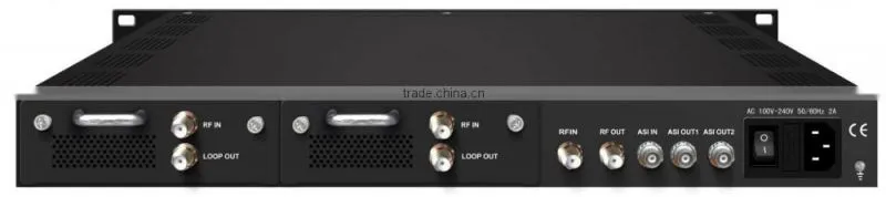 cost- effective 2xtuners(DVB-S/S2 option) to Digital RF Modulator