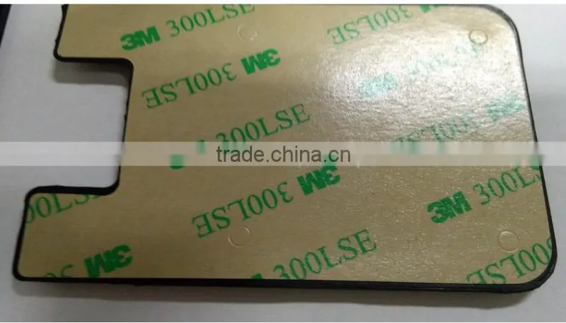 3M sticker mobile silicone smart wallet, back adhesive silicone cell phone credit card holder