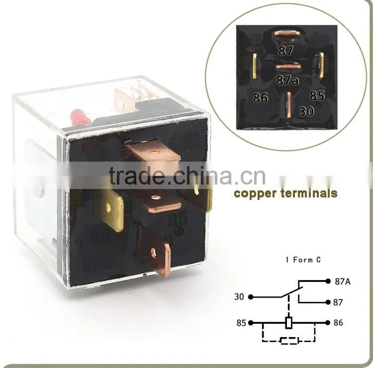 Lucency automotive relay supplier, DPDT automotive relay, automotive 12v relay