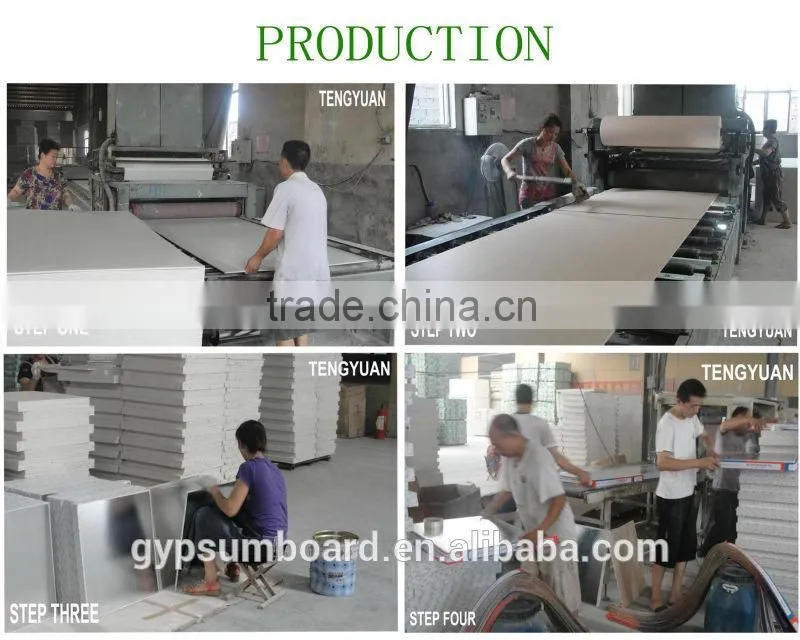 Perforated plaster ceiling board for office and meeting room