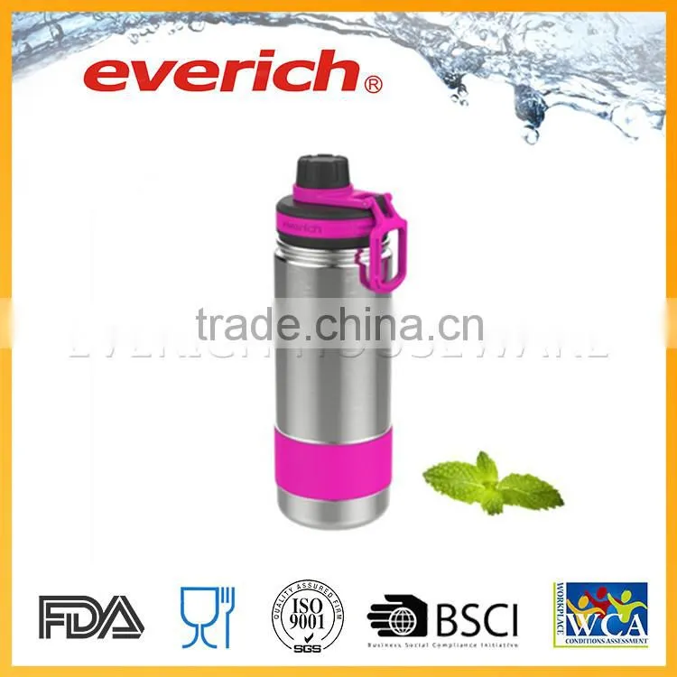 Easy To Carry FDA Grade Safe Carrying Double Wall Vacuum Flask