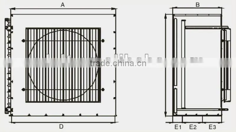 FNS Series Air Cooled Condenser with Low Noise