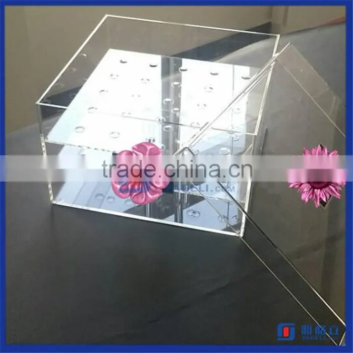 2016 High Quality China Manufactuer Customized 25 Roses Acrylic Rose Display Box