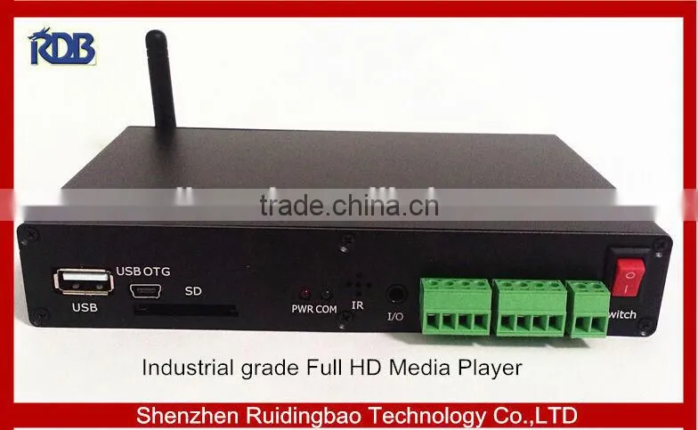 RDB 2014 new standalone linux network hd media player for advertising display, DS009-2
