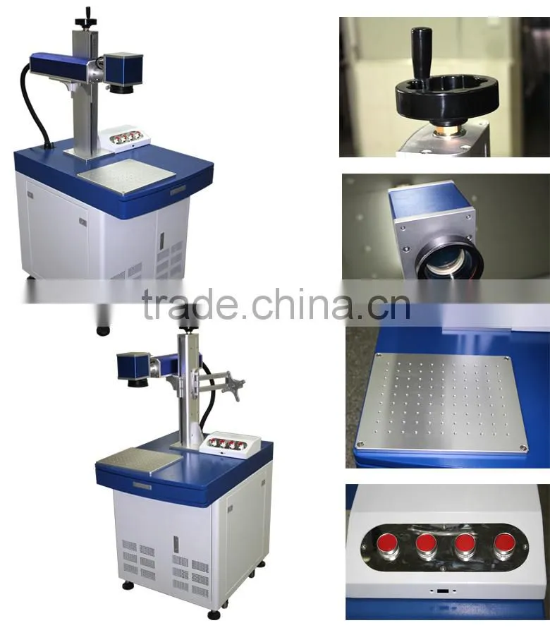 Julong manufacturer laser marking machine for key board dog tag