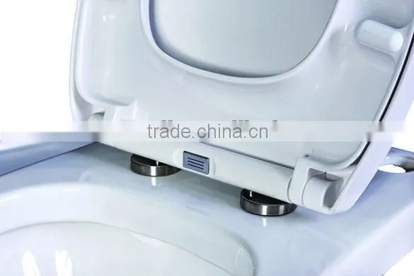 Wrap-over Duroplast WC Toilet Seat Cover With Soft Close and Quick Release Hinge