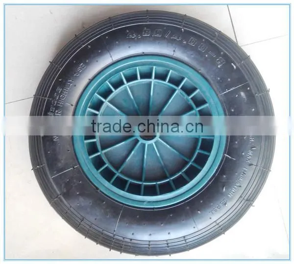 Wheelbarrow Inflatable Pneumatic Air Rubber Wheel 16*4.00-8