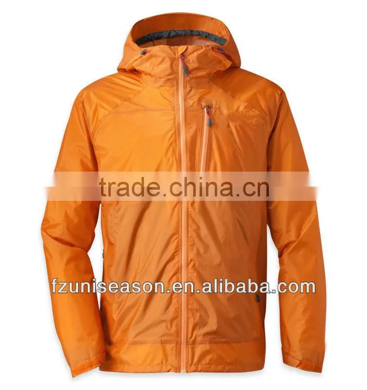 Waterproof lightweight nylon varsity jacket men
