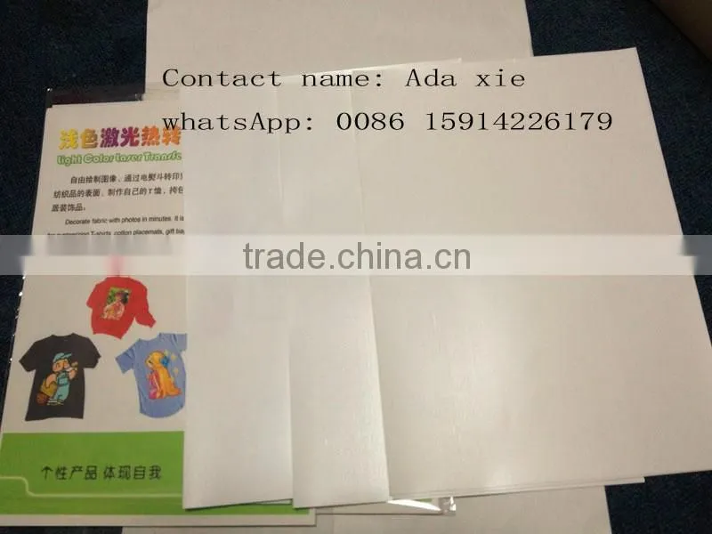 3G jet light heat transfer paper