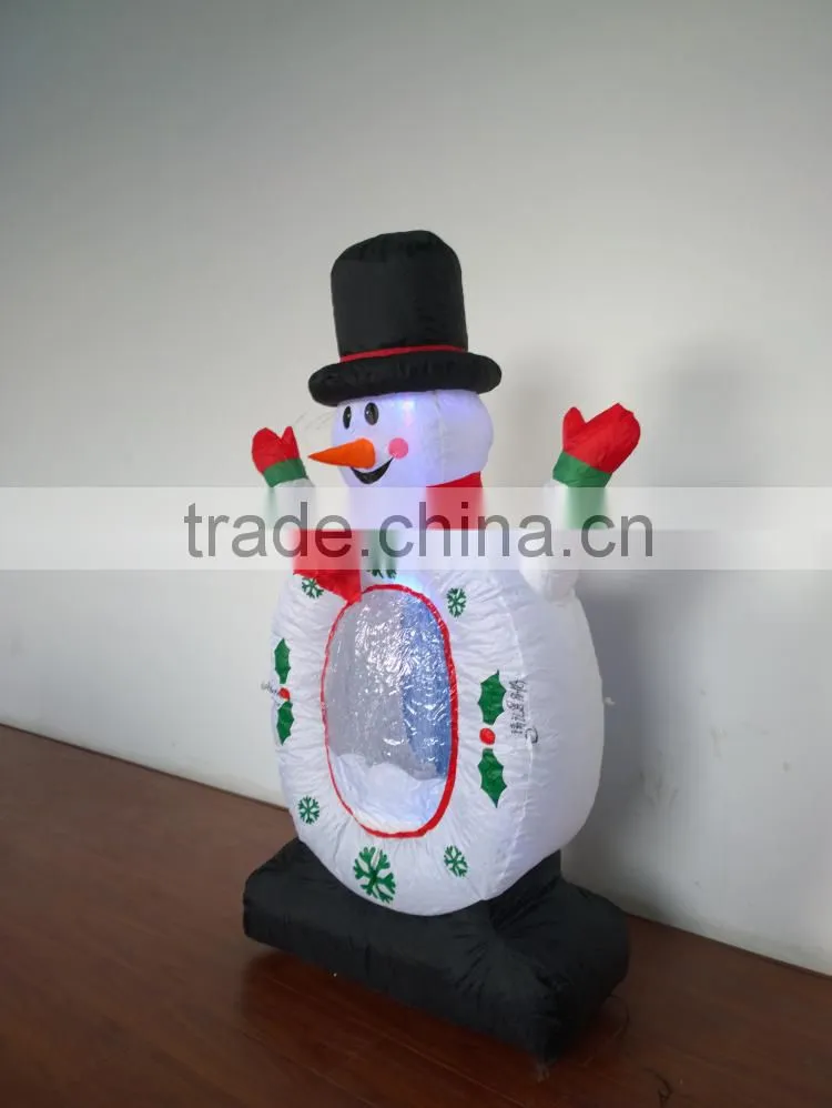 DJ-XT-31 inflatable snowman snowing types of outdoor advertisement cheap sale