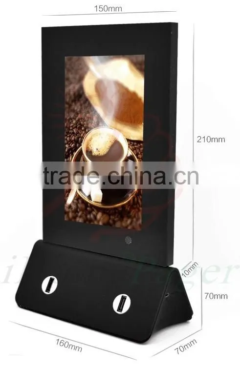 HD display 13000MAh Sumsang battery desktop usb charger