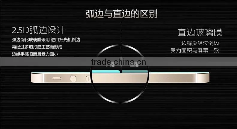 High Quality Tempered Glass Screen Protector For iPhone 4s 5s Screen Protector