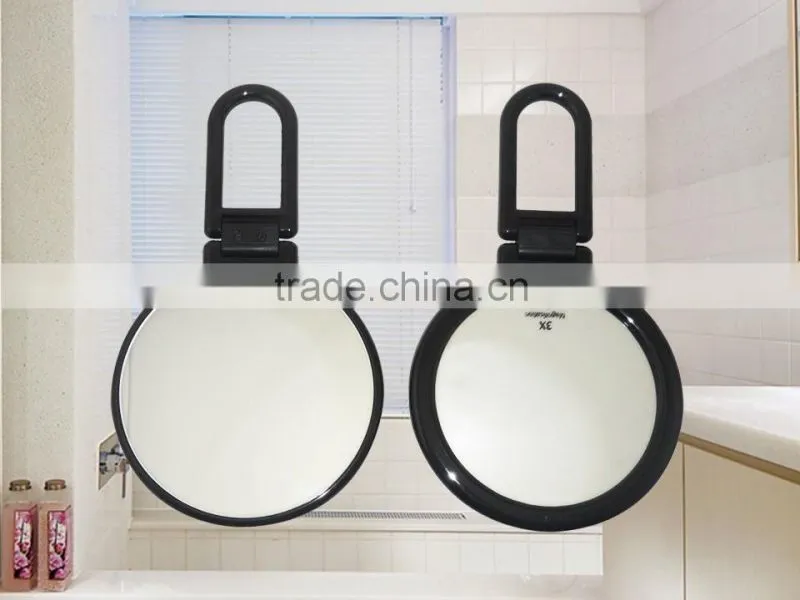 Folding Hand held makeup mirror, Hand Held standing mirror, 2 sided hand held mirror