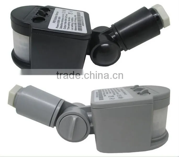 180 degree time delay electric light PIR motion sensor switch