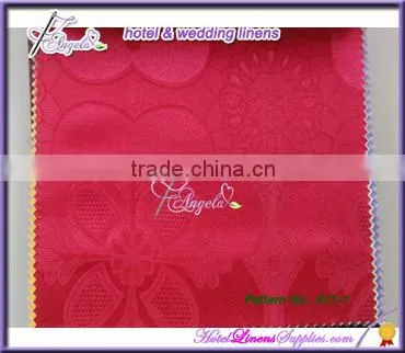 wholesale jacquard damask table linens for table decorations in banquets, events