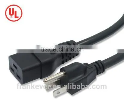 UL NEMA power plug/US power cord 3 prong