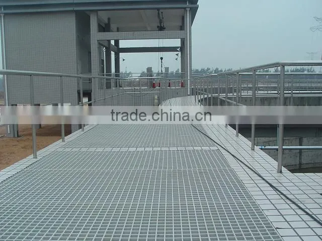 Galvanized flat steel deck grating for sale