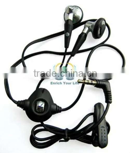 Hot sale 3.5mm earplug earphone for blackberry 8300