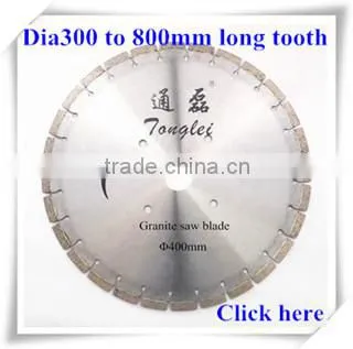 Great sharpness 400mm 16" M tooth granite cutting tools