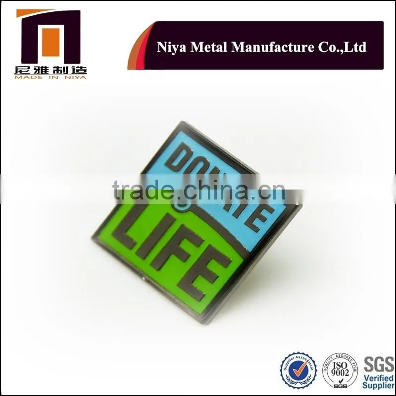 Elegant Shape Charity Organization Lapel Pin Custom