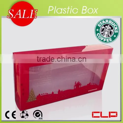 Small clear plastic packaging boxes