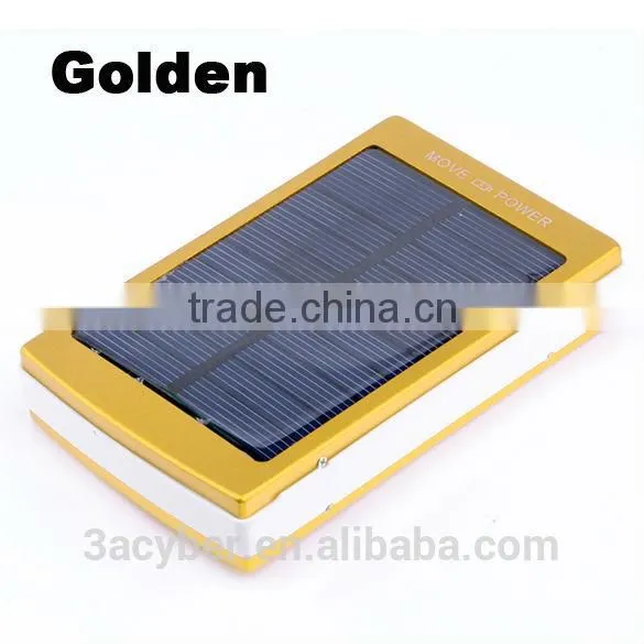 New Solar Powered 30000 mAh Dual USB Mobile Power Bank Battery Charger For Phone Travel Use