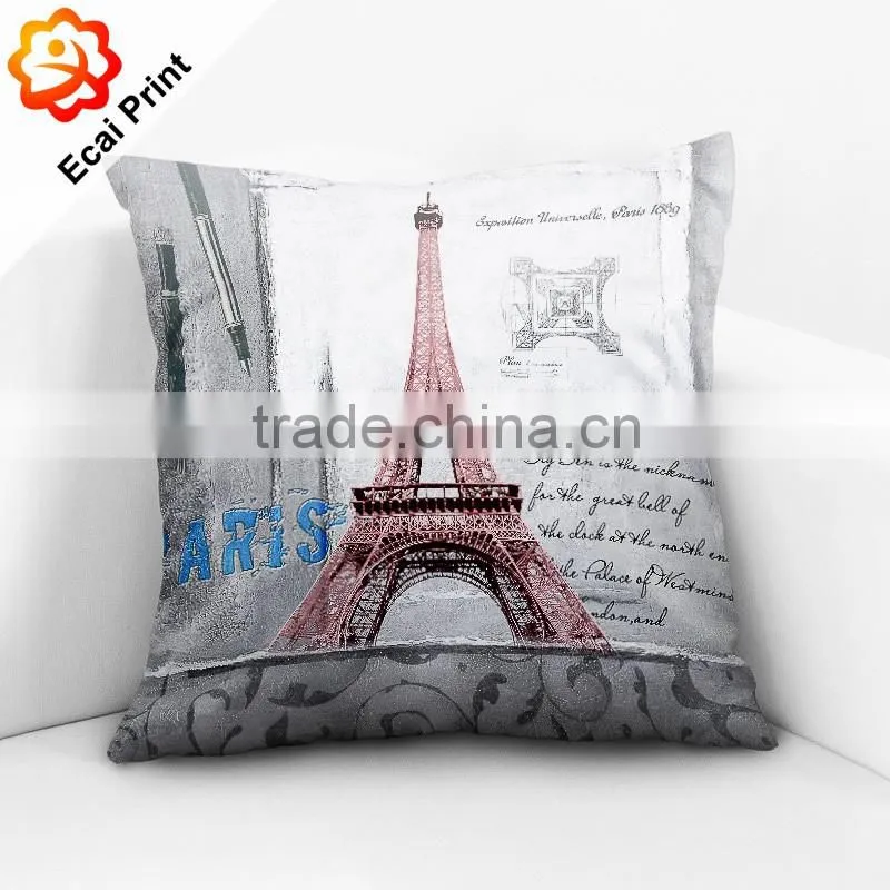 2016 wholesale modern heat transfer printed Cushion with pattern