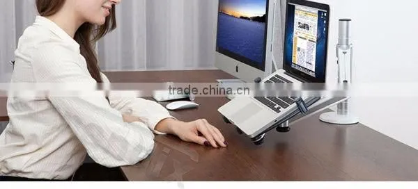 Computer monitor laptop arm stand