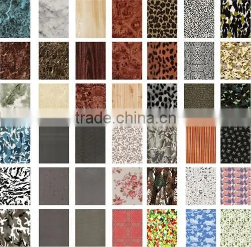 3D cubic printing /cubic coating film of wood pattern