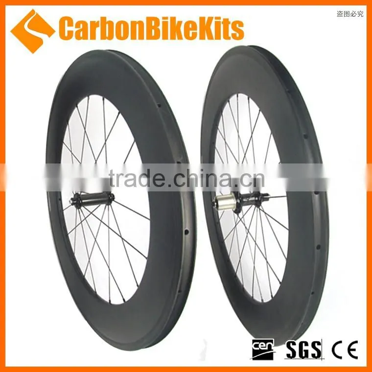 88mm clincher carbon fiber wheels road bicycle carbon wheelset SR88C