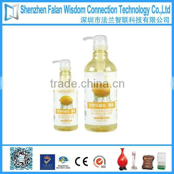 Private Pearlised film Daily chemical label for shampoo bottle