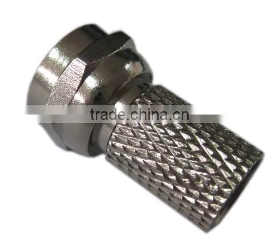RG6 F twist on connector