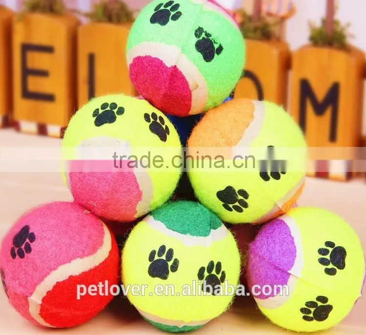 custom pet tennis balls for hot wholesale
