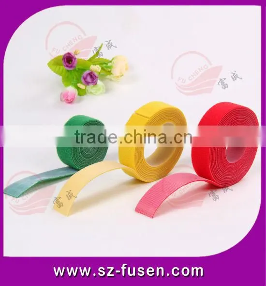 Customized hook and loop cable strap fixture
