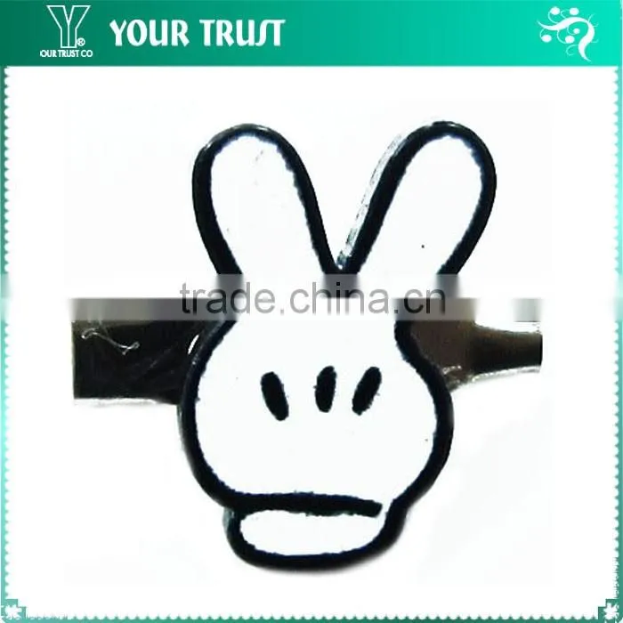 Red Lip With White Teeth Rhodium Safety Clothing Custom Metal Badge Pin