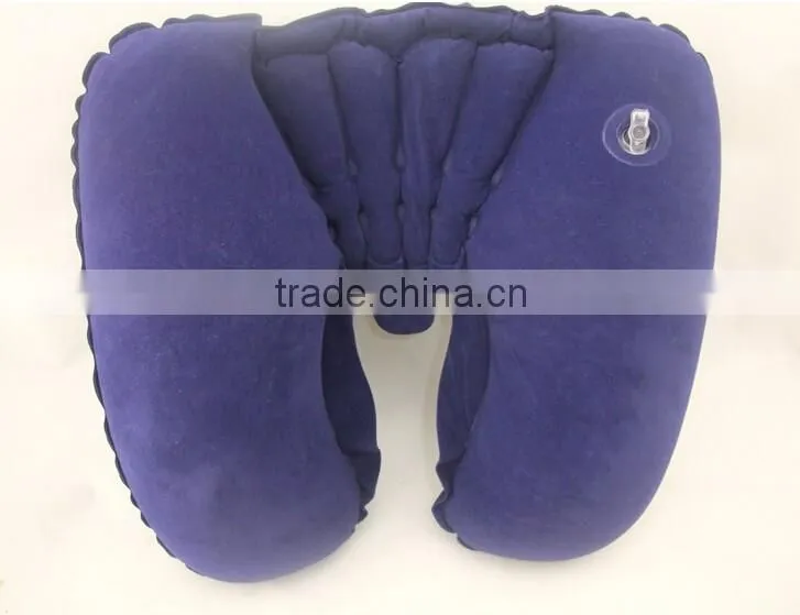 Customized U Shape Air Inflatable Neck Pillow
