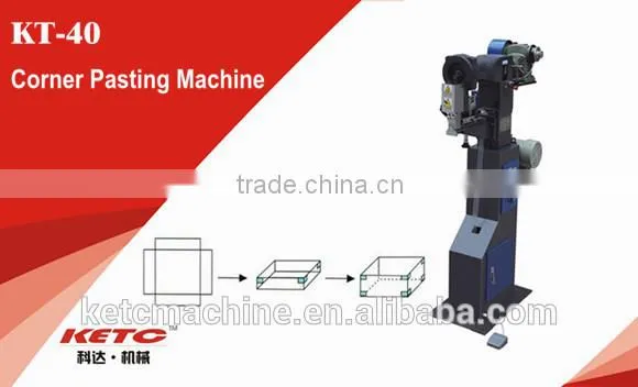 Rigid Box Corner Pasting Machine For Box Corner Gluing